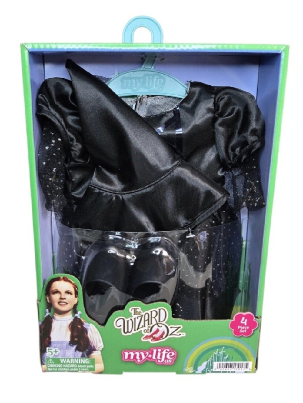 My Life As Wizard of Oz Wicked Witch Fashion Set for 18-inch Doll, 4 Pieces NIB!